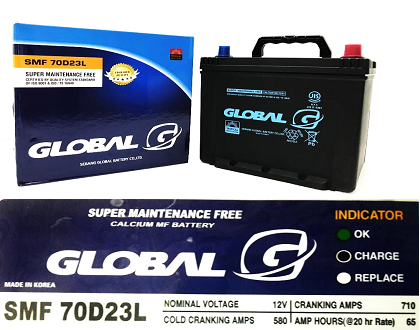 SMF 70D23L GLOBAL BATTERY (Replaced 55D23L)