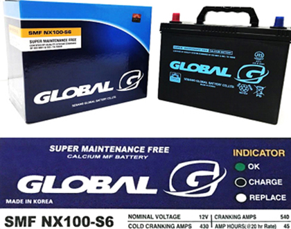 SMF NS60S GLOBAL BATTERY (Small) - NX100-S6
