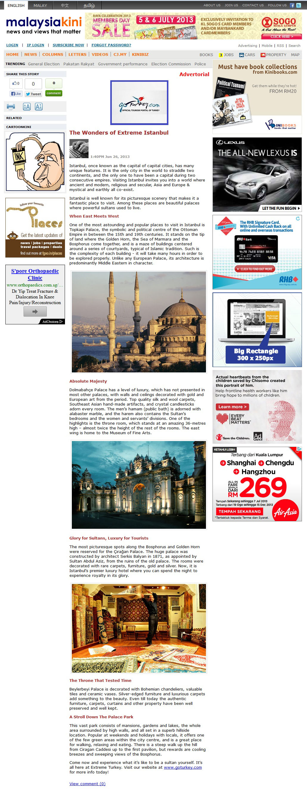 Turkey Tourism - Advertorial