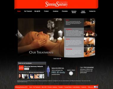 Slimming Sanctuary - Website Design