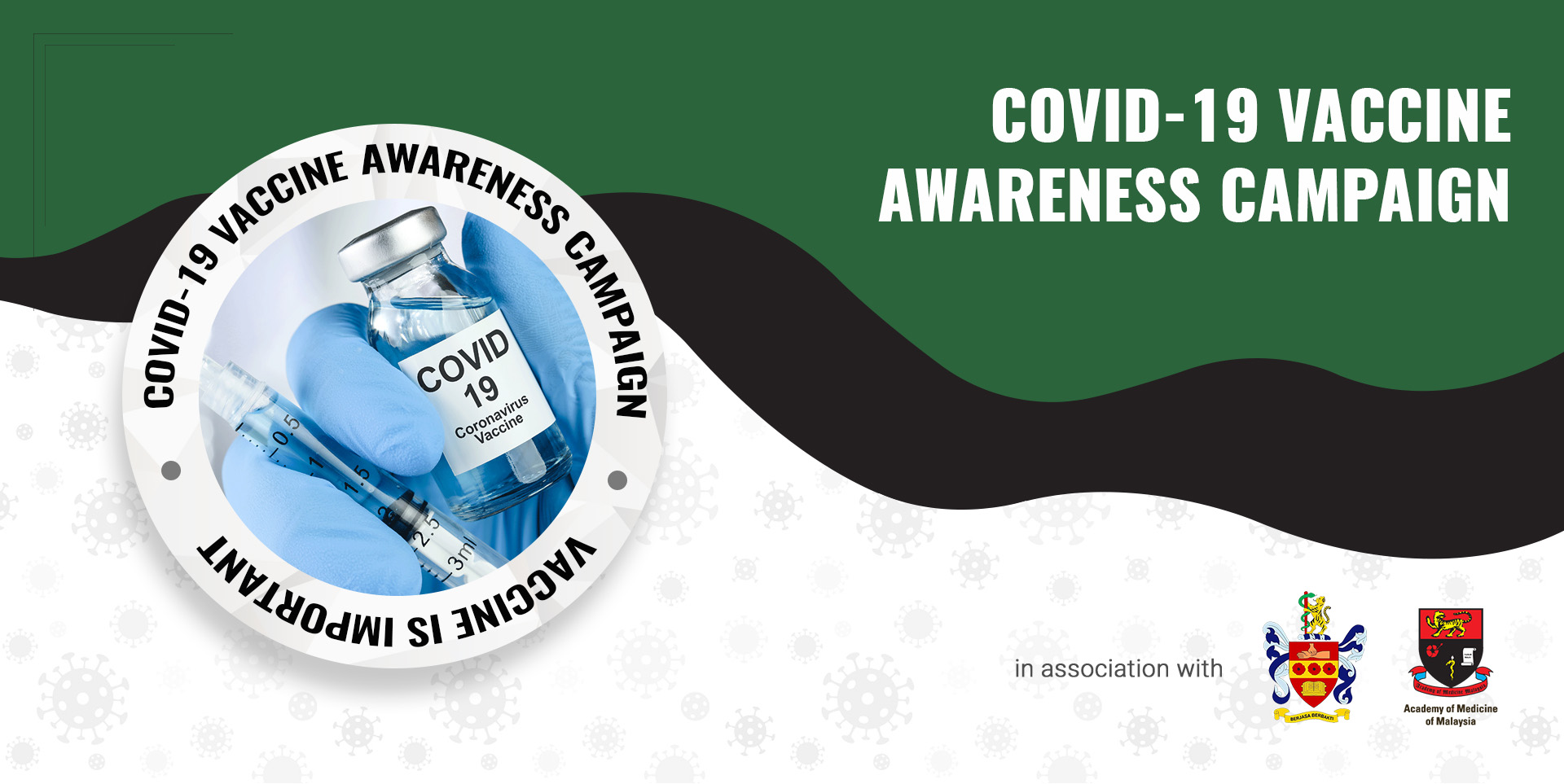 Homepage Banner for Covid Awareness campaign