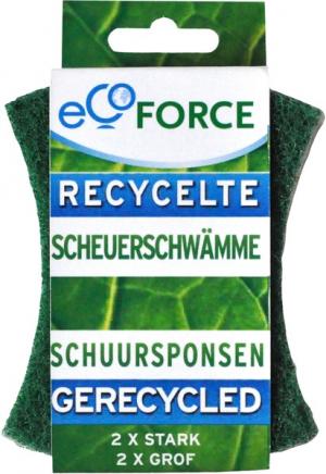 Schuurspons gerecycled 2 st