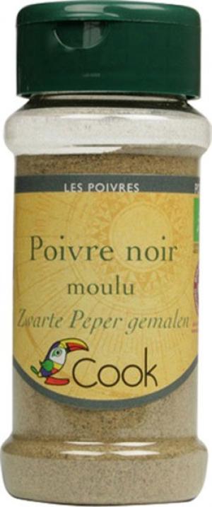 Zwarte peper gemalen