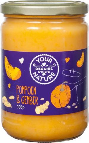 Pompoen & gember soep