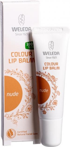 Gekleurde lippenbalsem nude