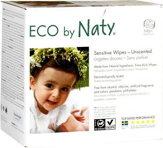 Sensitive wipes unscented 3-pack