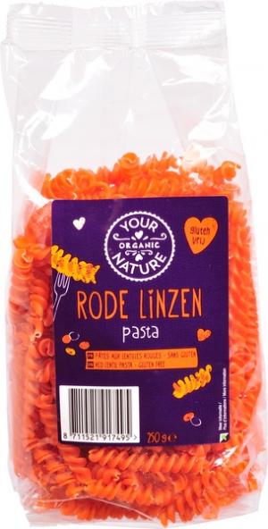 Rode linzen pasta