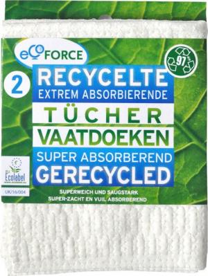 Allesdoekjes gewatteerd gerecycled 2 st