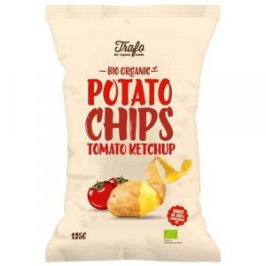 Aardappelchips Tomaten Ketchup