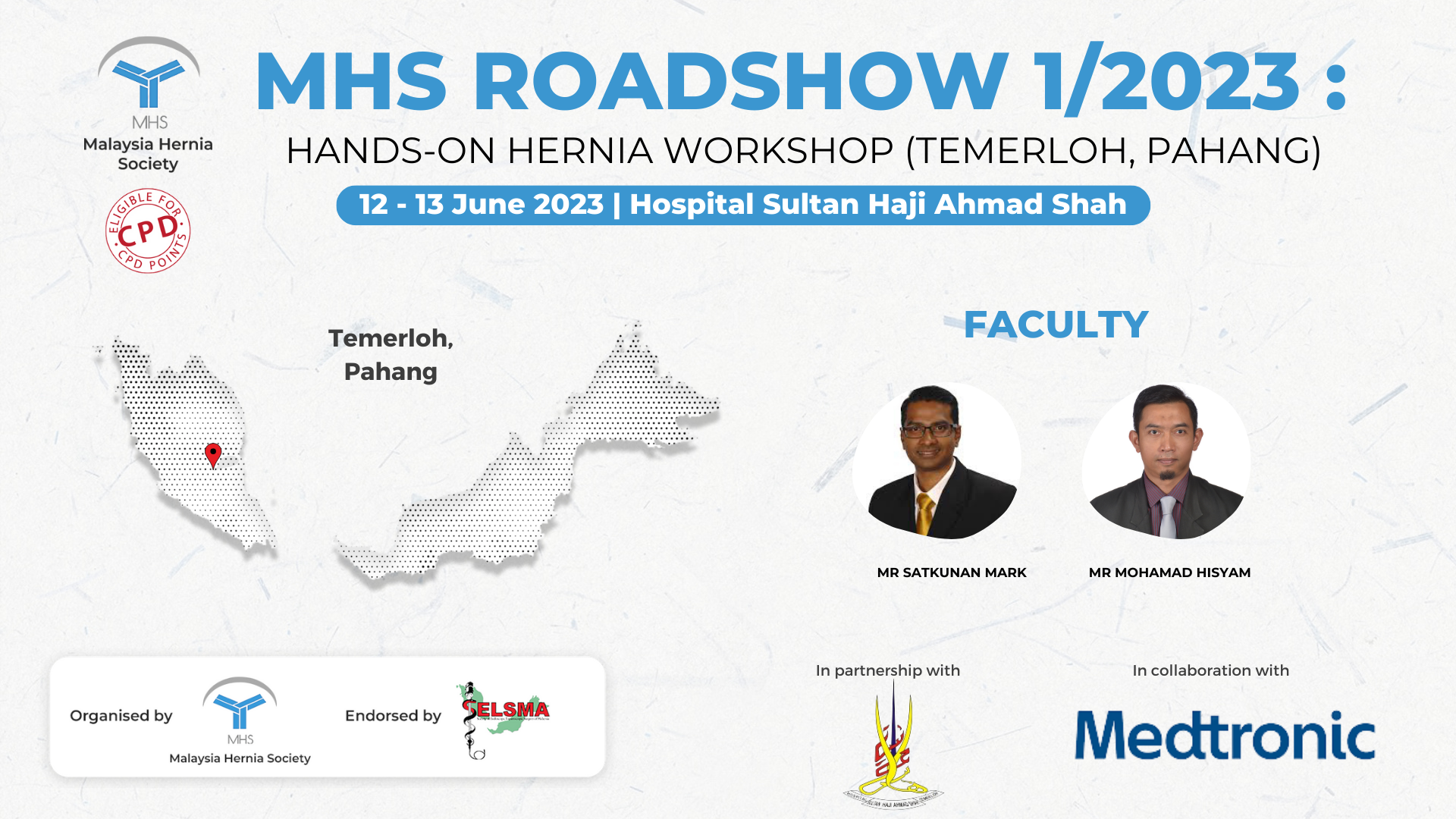 MHS Roadshow Series 2/2023:Hernia Hands on Workshop