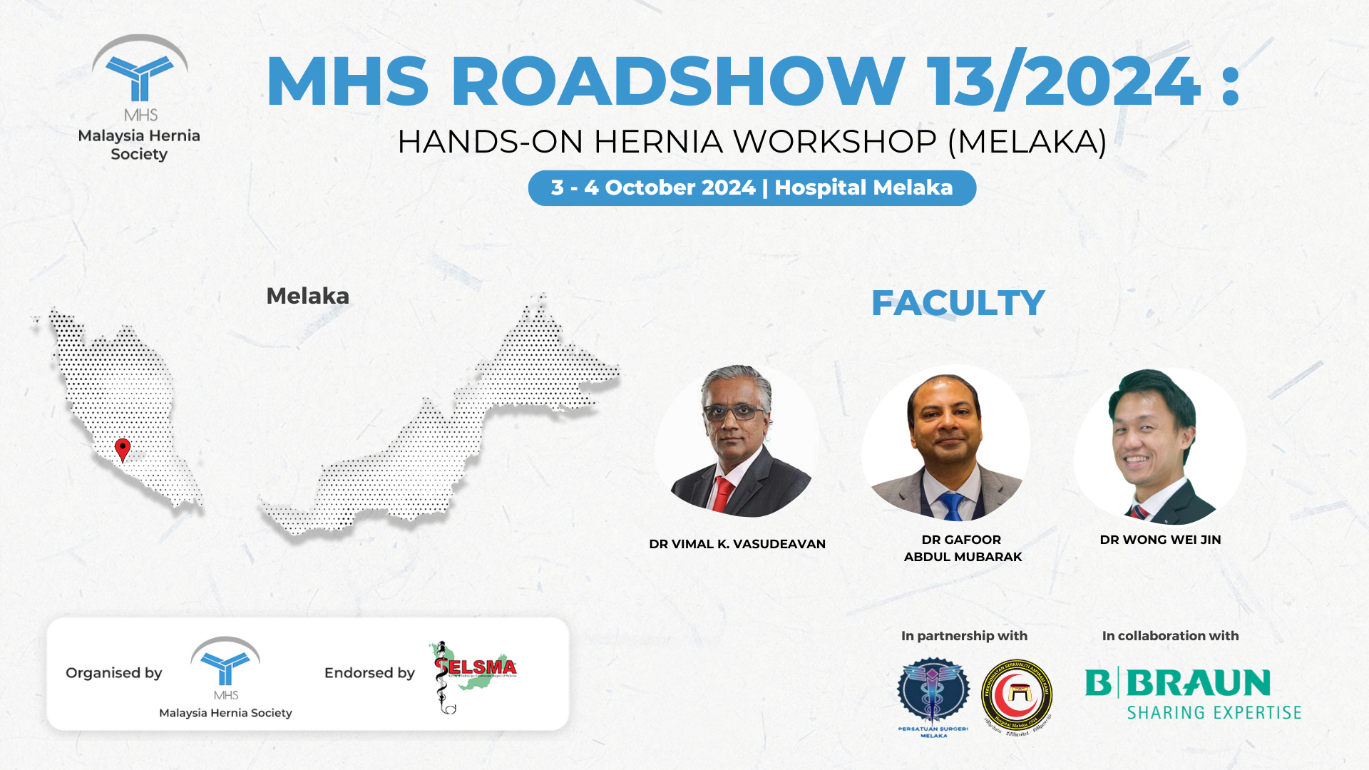 MHS Roadshow 13/2024:Hands-On Hernia Workshop