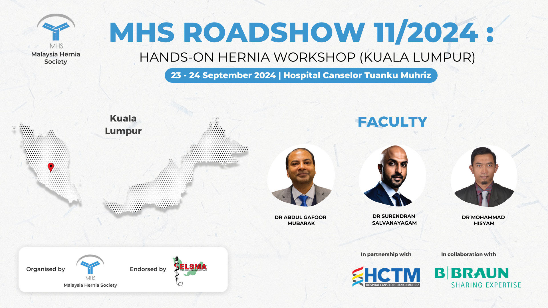 MHS Roadshow 11/2024:Hands-On Hernia Workshop