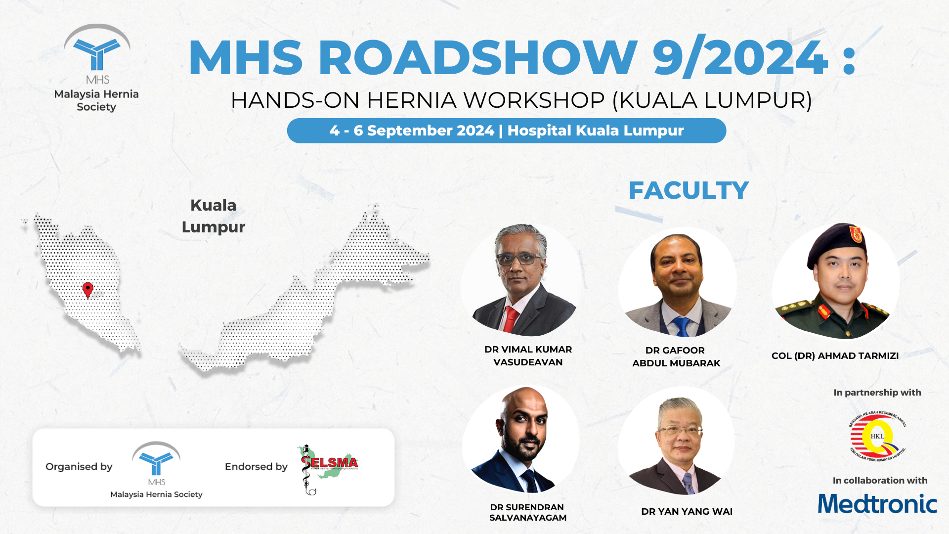 MHS Roadshow 9/2024:Hands-On Hernia Workshop