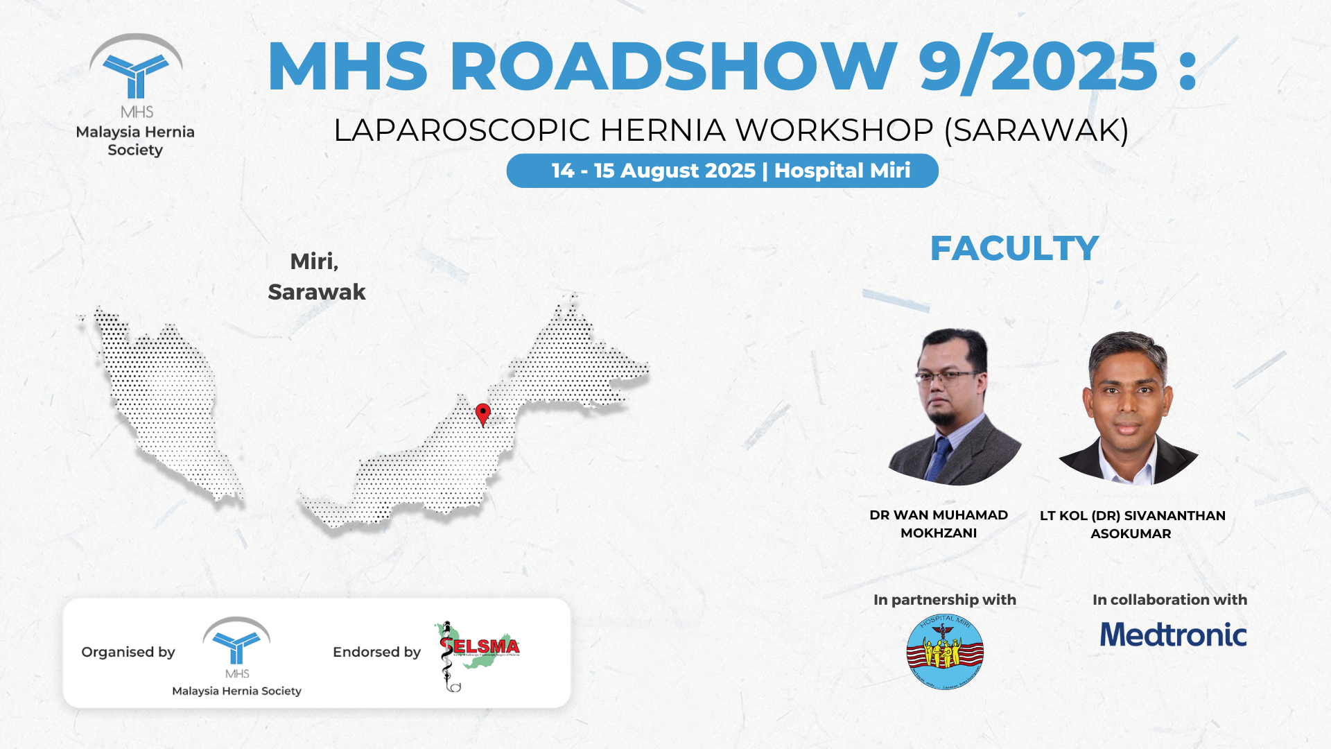 MHS Roadshow 9/2025:Hands-On Hernia Workshop