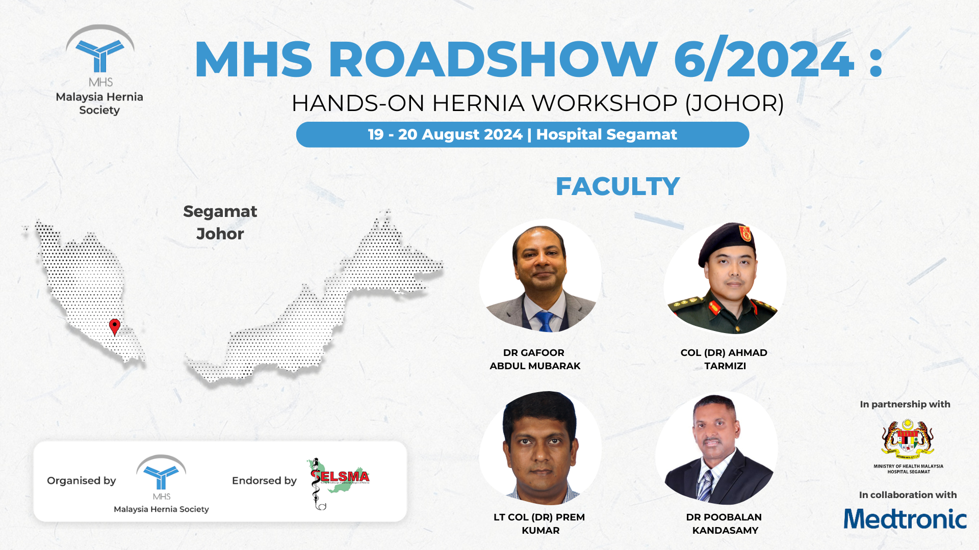 MHS Roadshow 6/2024:Hands-On Hernia Workshop