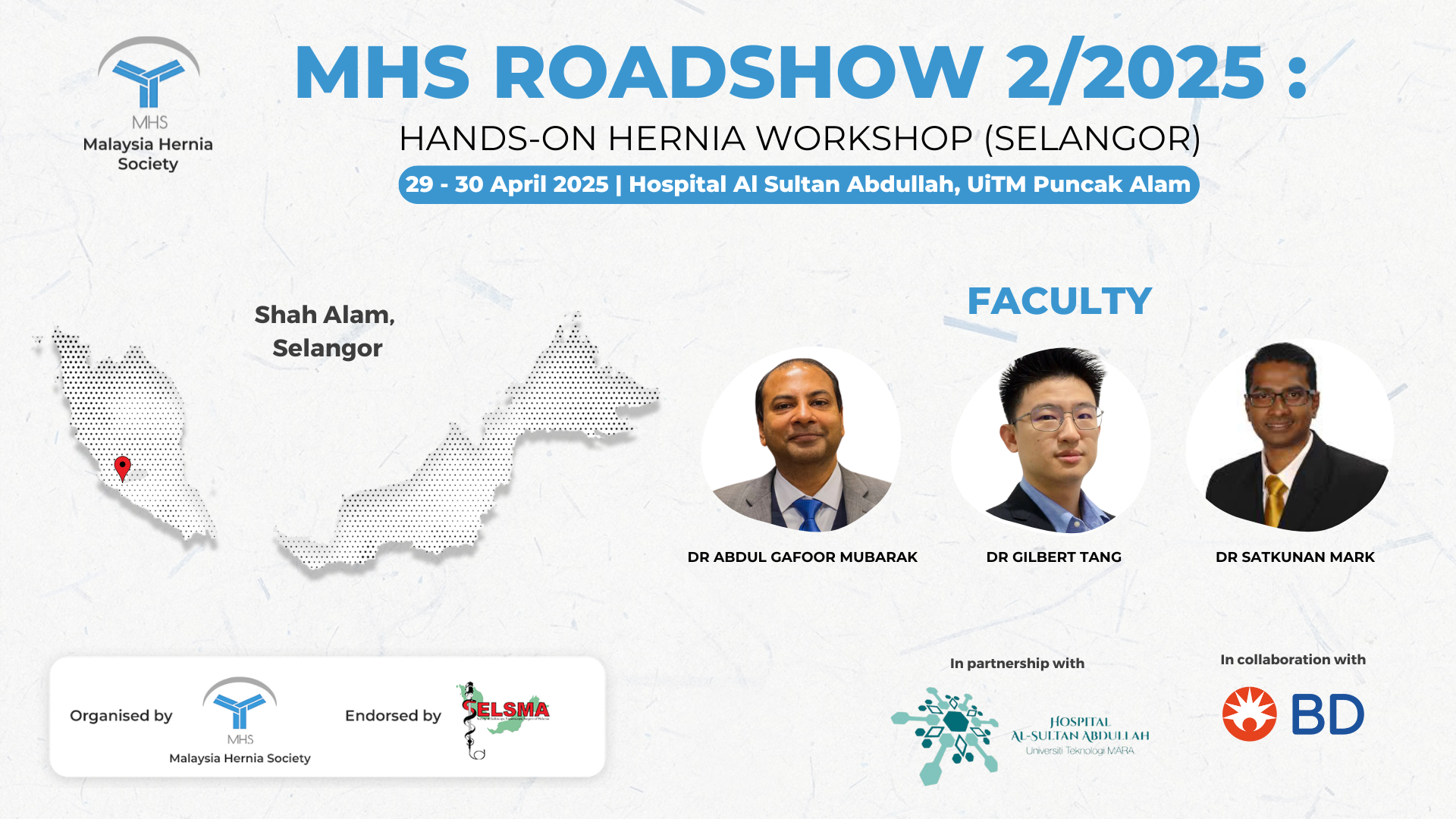 MHS Roadshow 2/2025:Hands-On Hernia Workshop