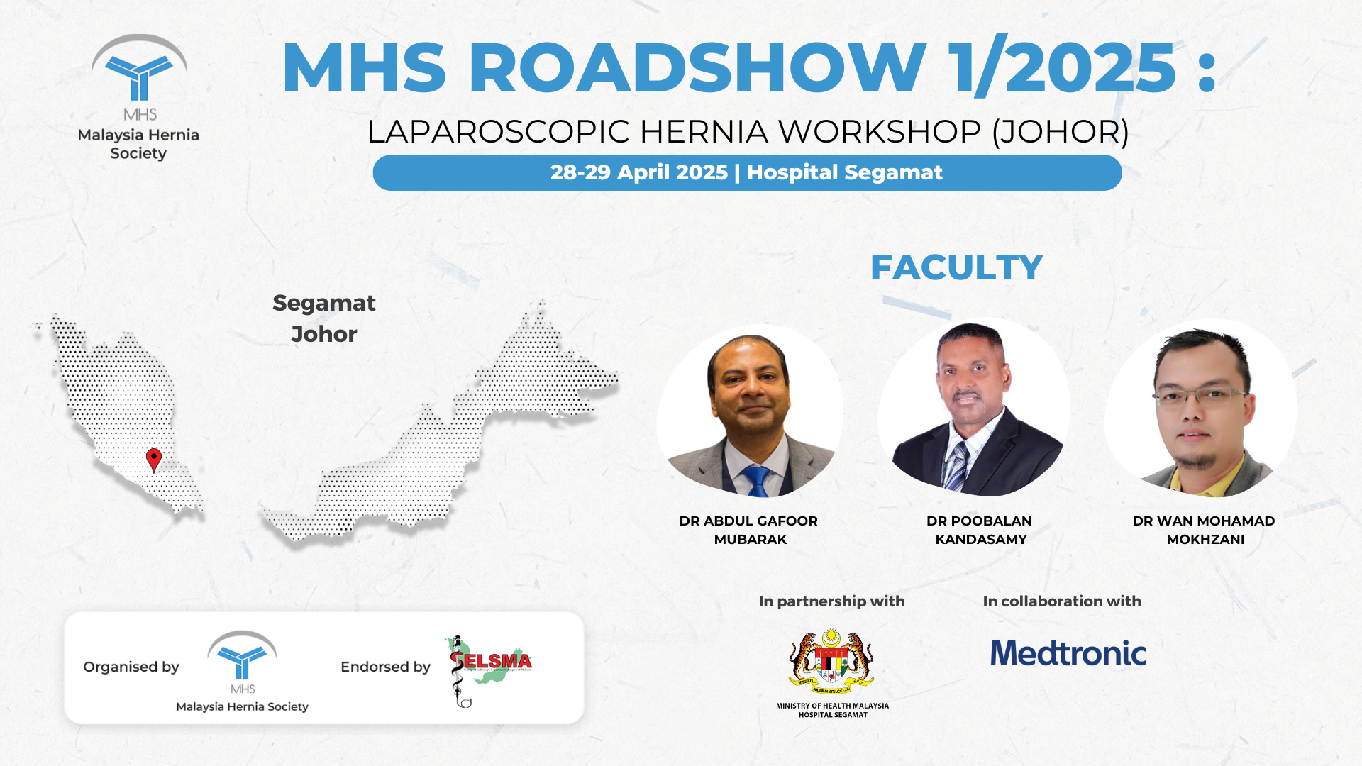 MHS Roadshow 1/2025:Hands-On Hernia Workshop