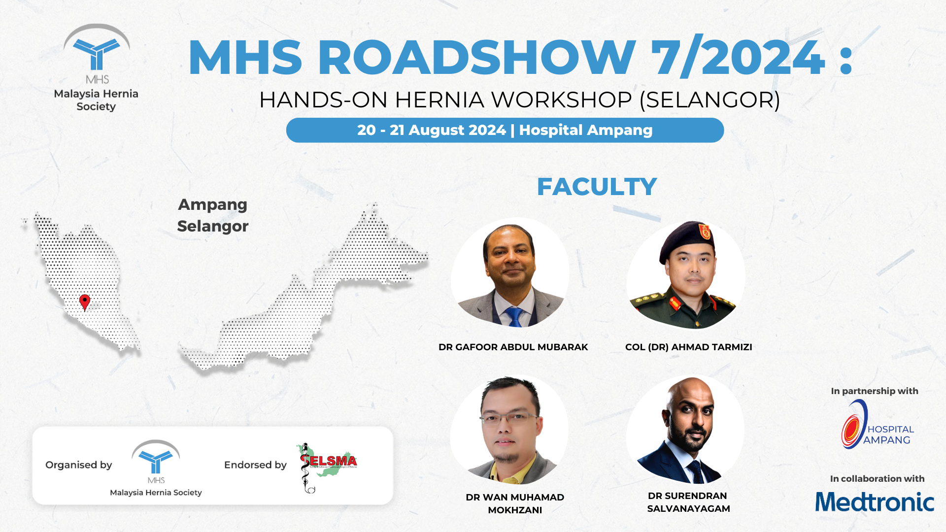 MHS Roadshow 7/2024:Hands-On Hernia Workshop