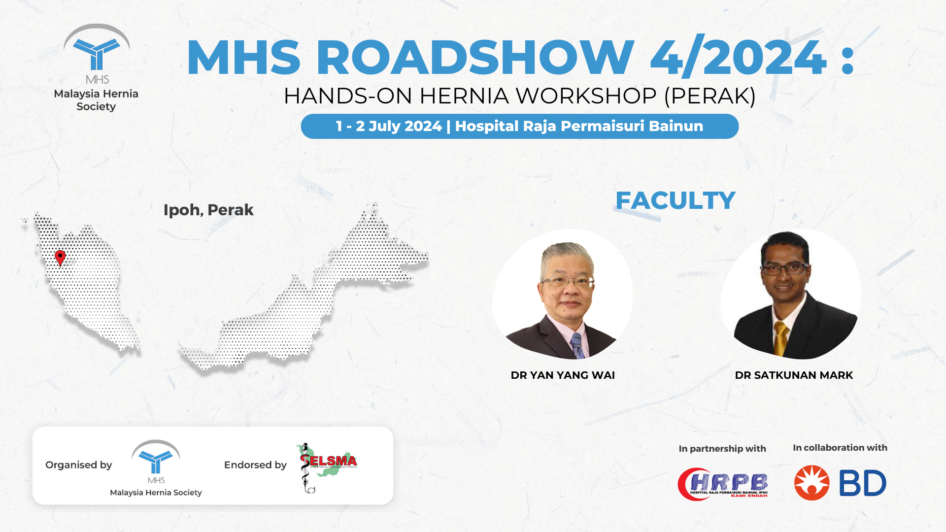 MHS Roadshow 4/2024:Hands-On Hernia Workshop