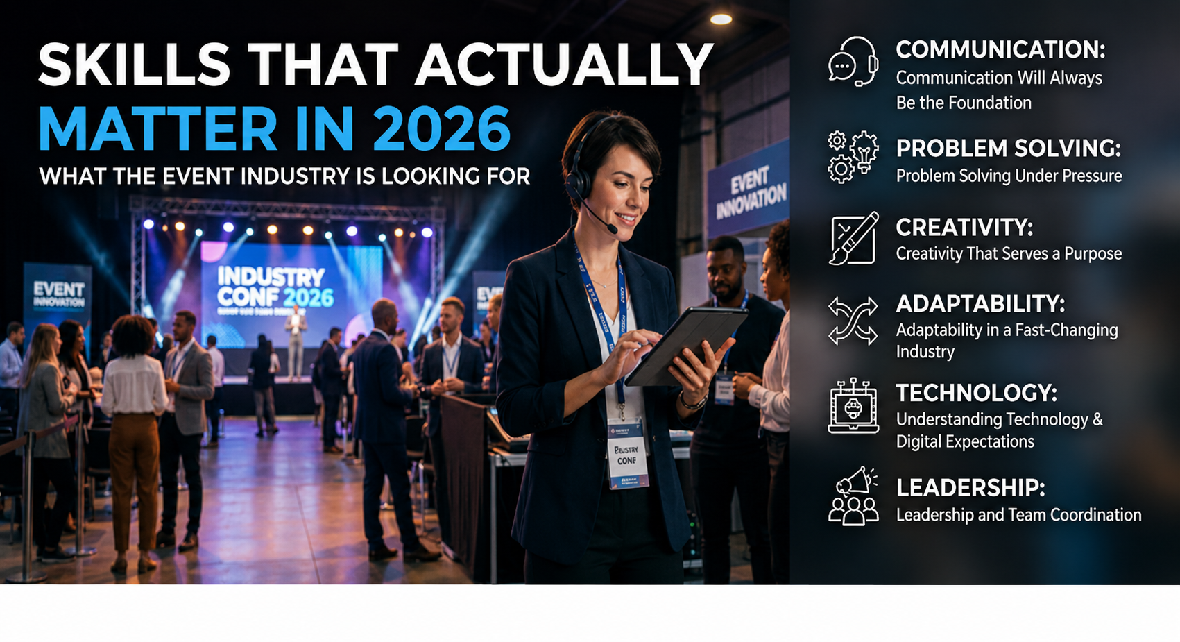 Skills That Actually Matter in 2026: What the Event Industry is Looking For