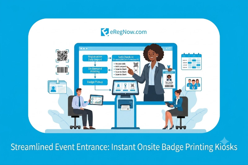 How to Choose an Onsite Badge Printing Kiosk for Large Conferences