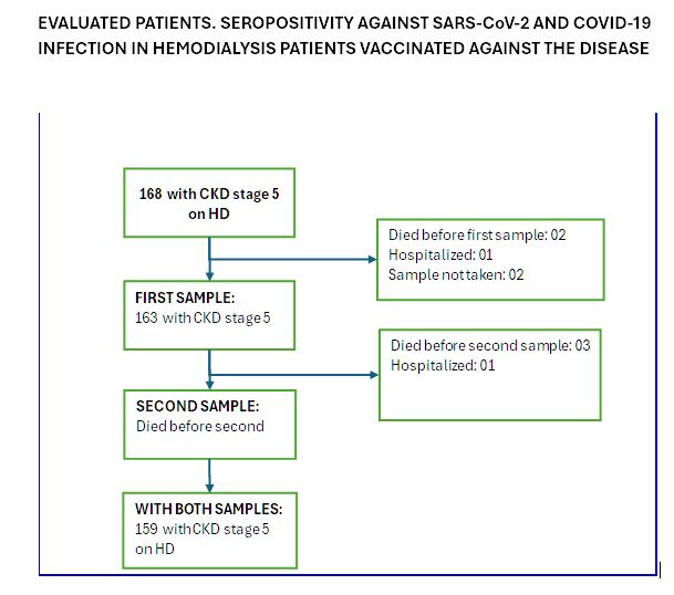 EVALUATED PATIENTS. SEROPOSITIVITY AGAINST SARS-CoV-2 AND COVID-19 INFECTION IN HEMODIALYSIS PATIENTS VACCINATED AGAINST THE DISEASE