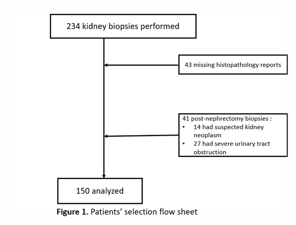 figure 1. patients' selection flow sheet