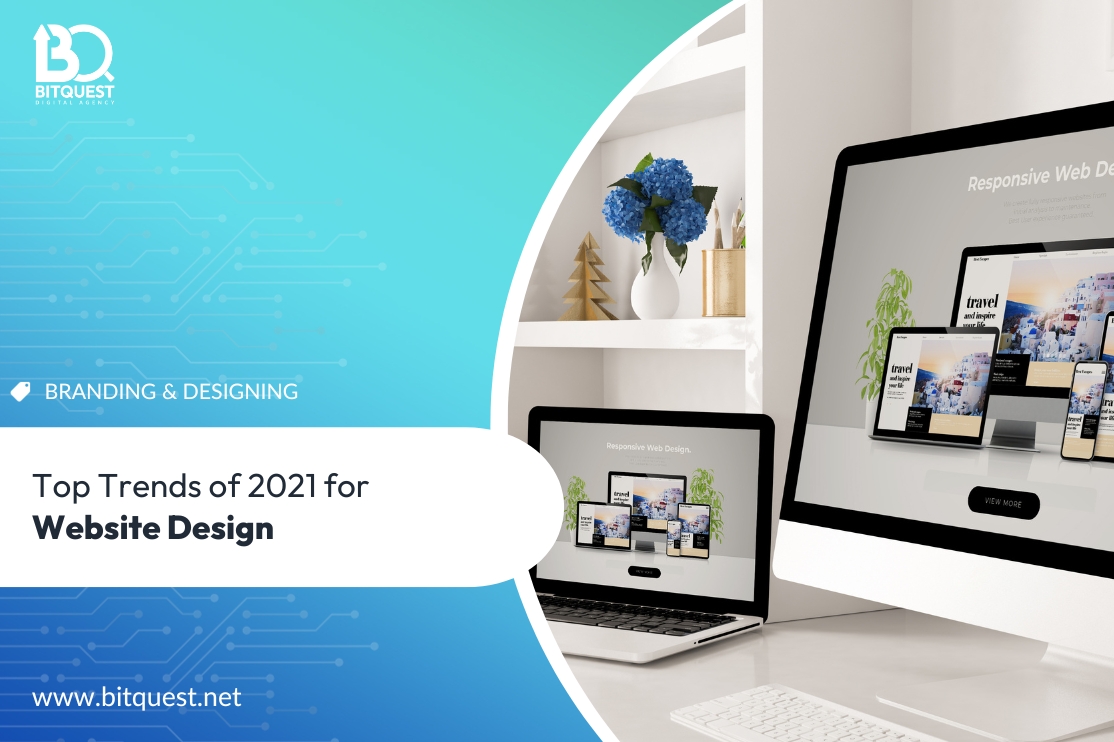 Latest website design trends for 2021
