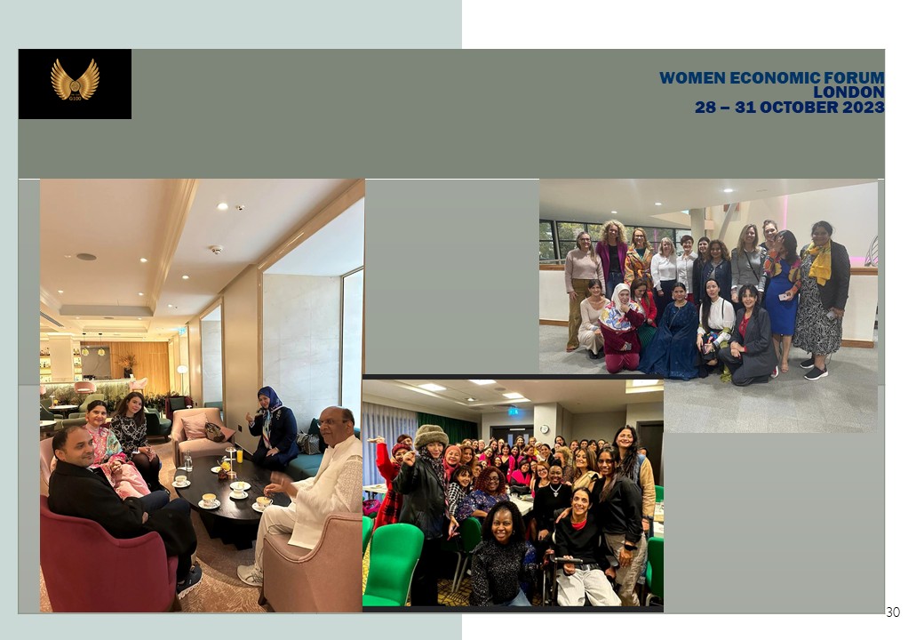 WOMEN ECONOMIC FORUM 28 – 31 OCTOBER 2023