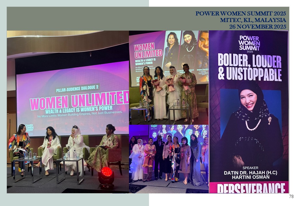 POWER WOMEN SUMMIT 2025 MITEC, KL, MALAYSIA 26 Nov 2025
