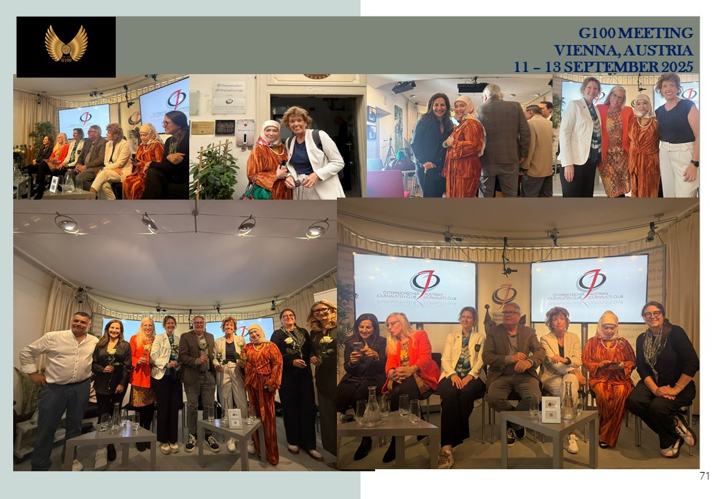 G100 MEETING VIENNA, AUSTRIA 11-13 SEPTEMBER 2025