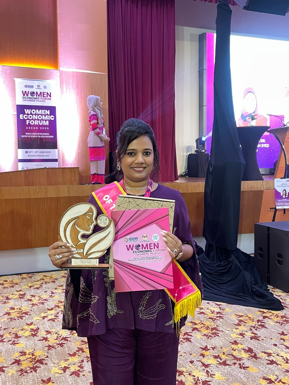 Women of the Decade Award at the Women Economic Forum (WEF) ASEAN 2025Year - 2025