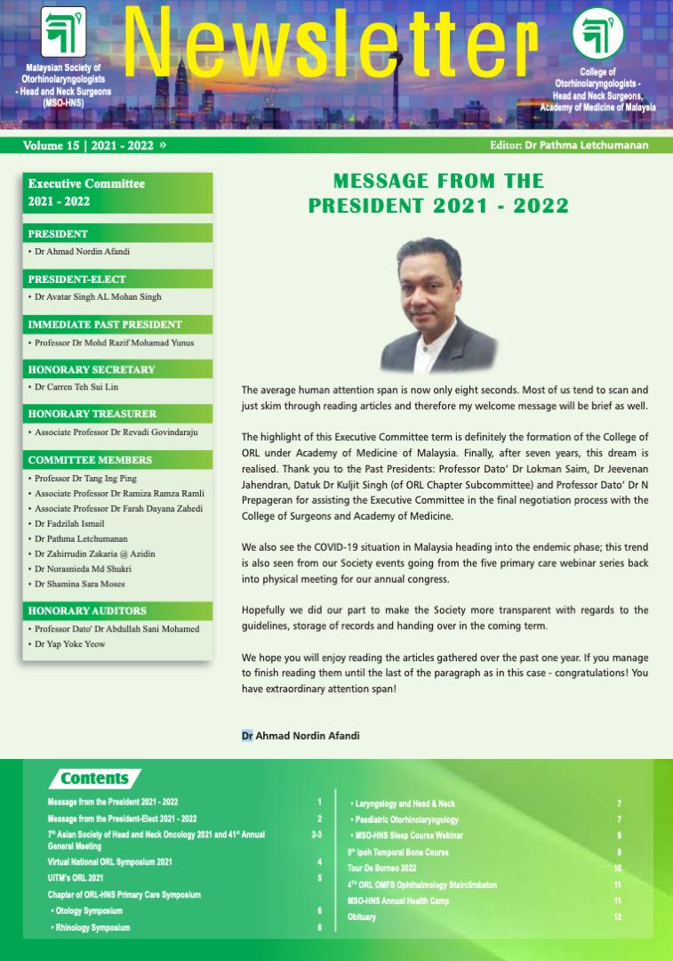 welcome message 2021-2022