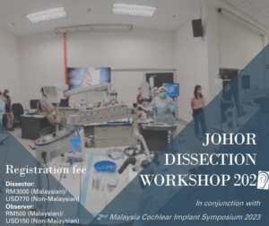Lateral skull base dissection (Infratemporal fossa approach) JOHOR DISSECTION WORKSHOP 2023 @ Forensic Lab, Level 4, Hospital Sultan Ismail