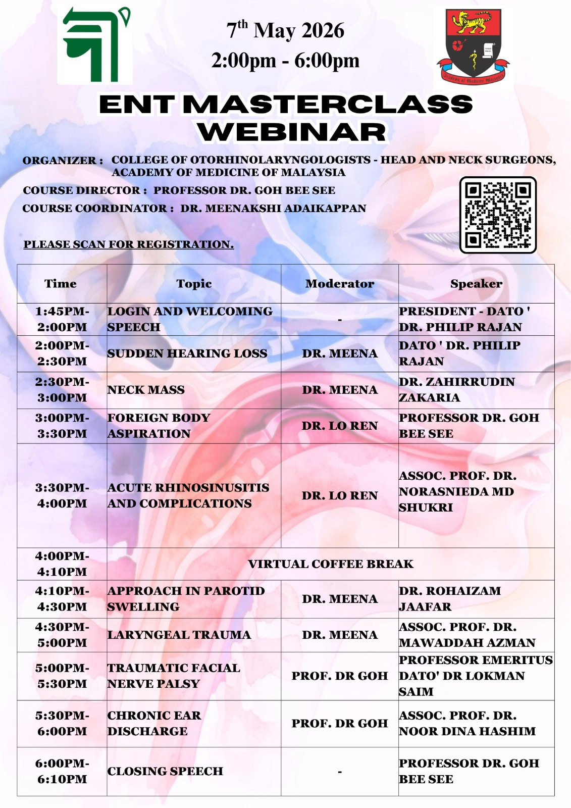 ENT MASTERCLASS WEBINAR