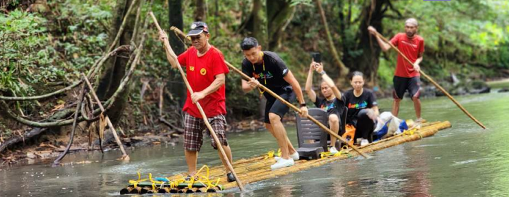 Bamboo Rafting