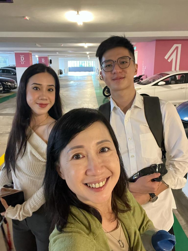 Tasmin Ng with her son and daughter