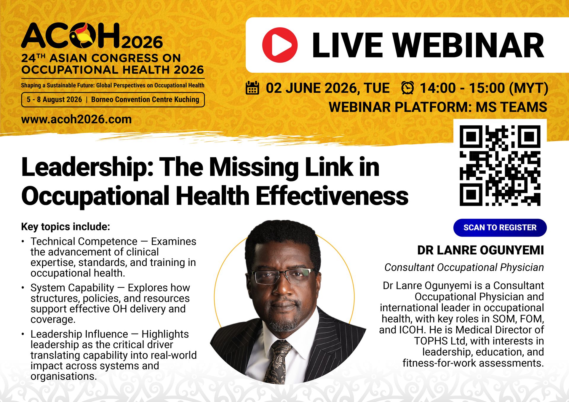 Complimentary Webinars - ACOH 2026