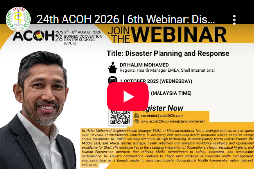 24th ACOH 2026 | Disaster Planning and Response
