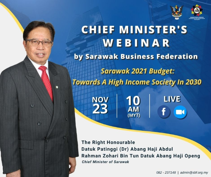 Sarawak Chief Minister’s Webinar 2020