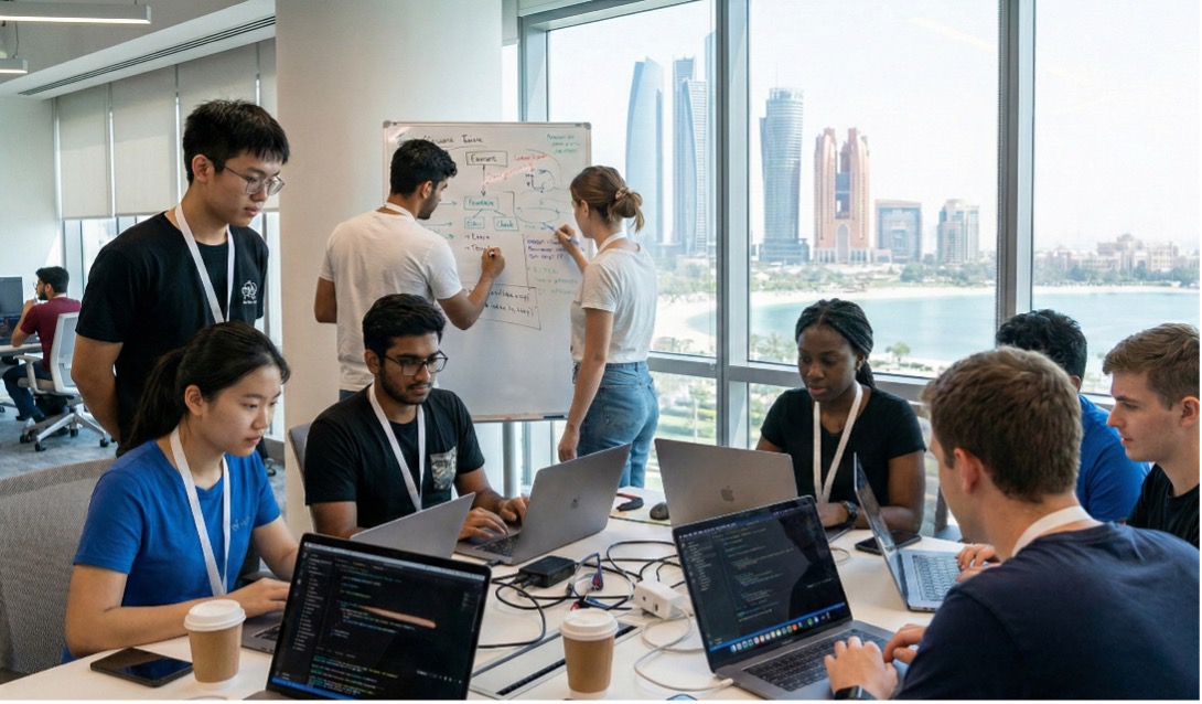 AI Generated Abu Dhabi View