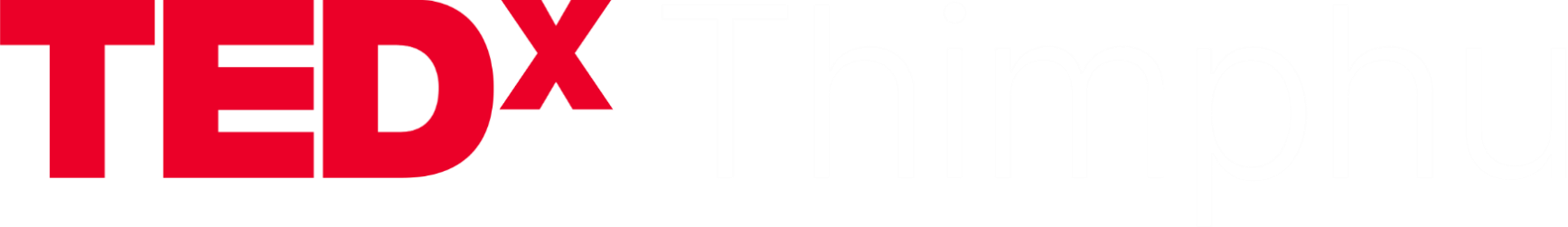 TEDx logo with white text