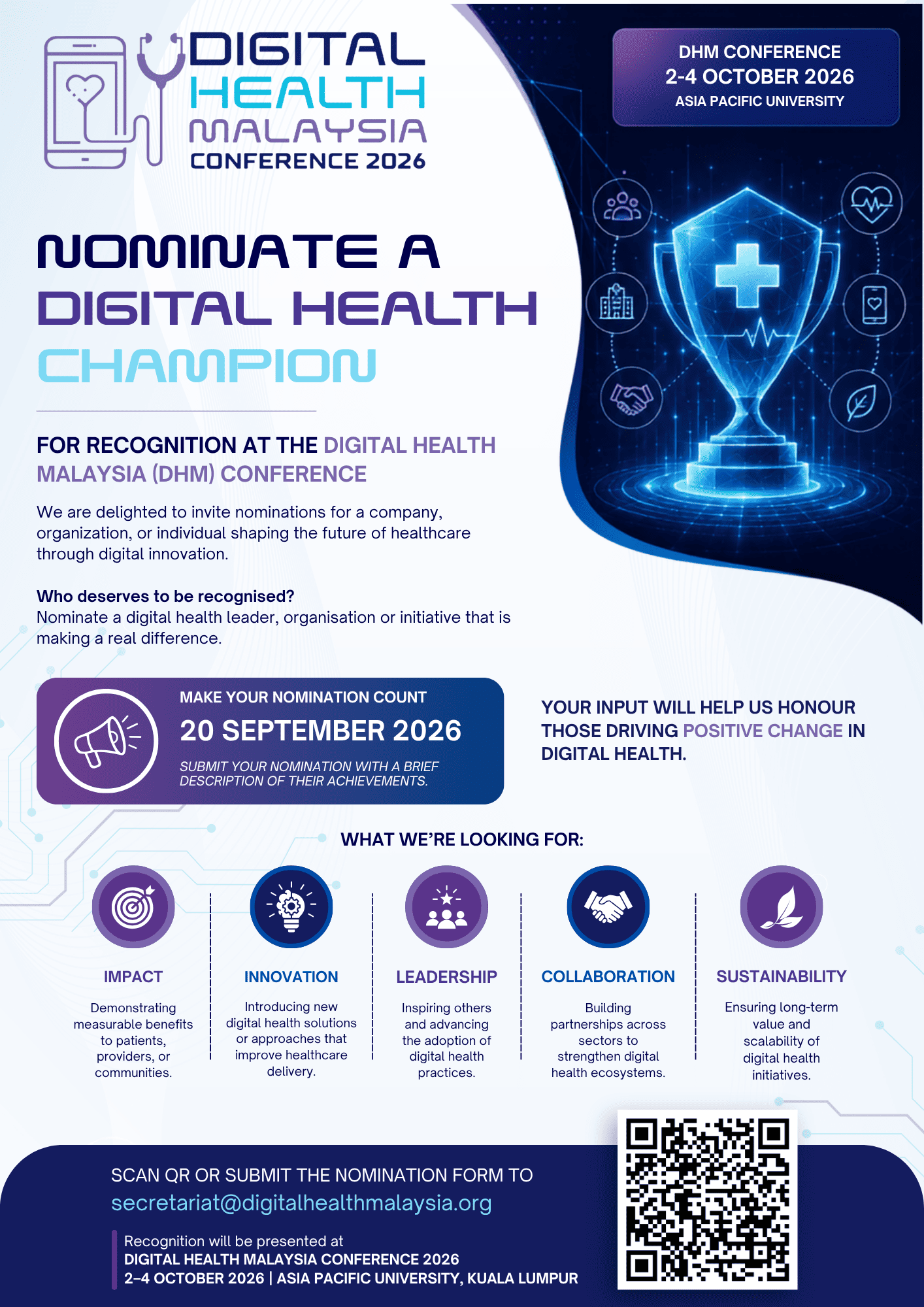 Nominate a Digital Health Champion - DHM Conference 2026