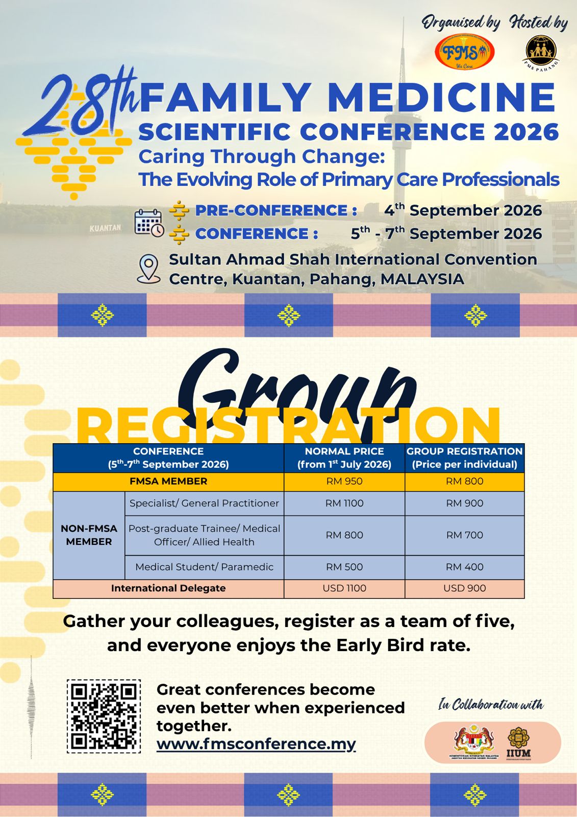 FMSC 2026 Group Registration Process