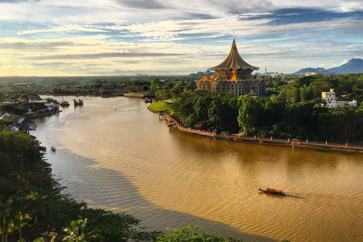 kuching sarawak banner