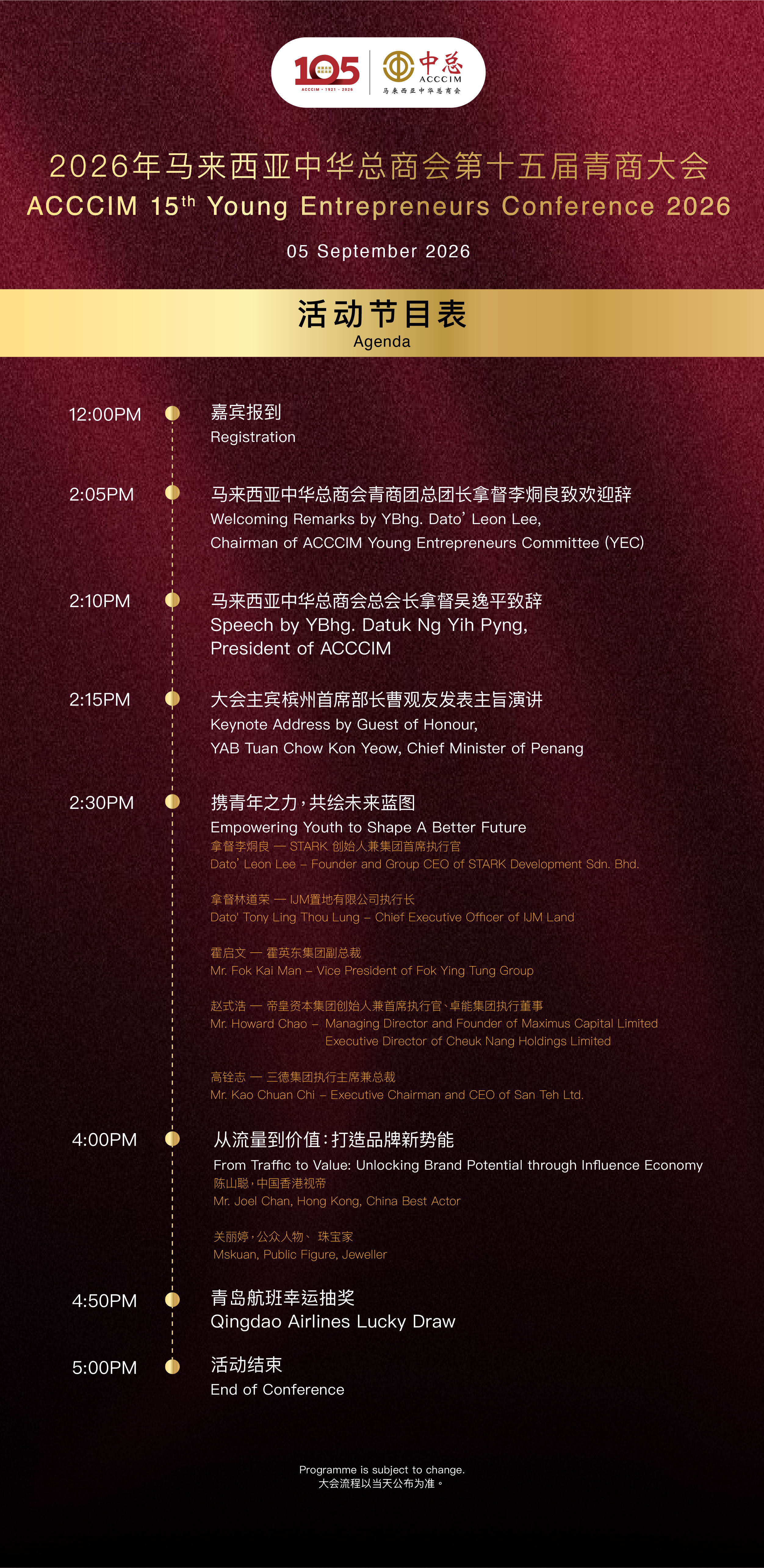 Programme Day 1
