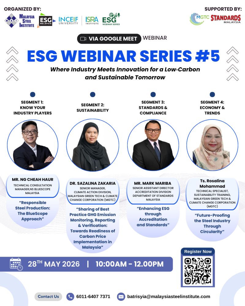 ESG Webinar Series #5 Where Industry Meets Innovation for A Low Carbon and Sustainable Future