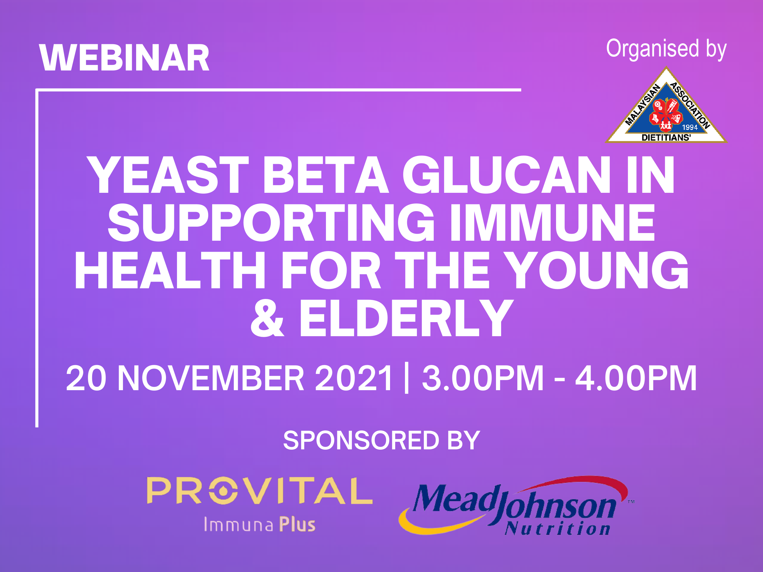 Yeast Beta Glucan in Supporting Immune Health for the Young & Elderly