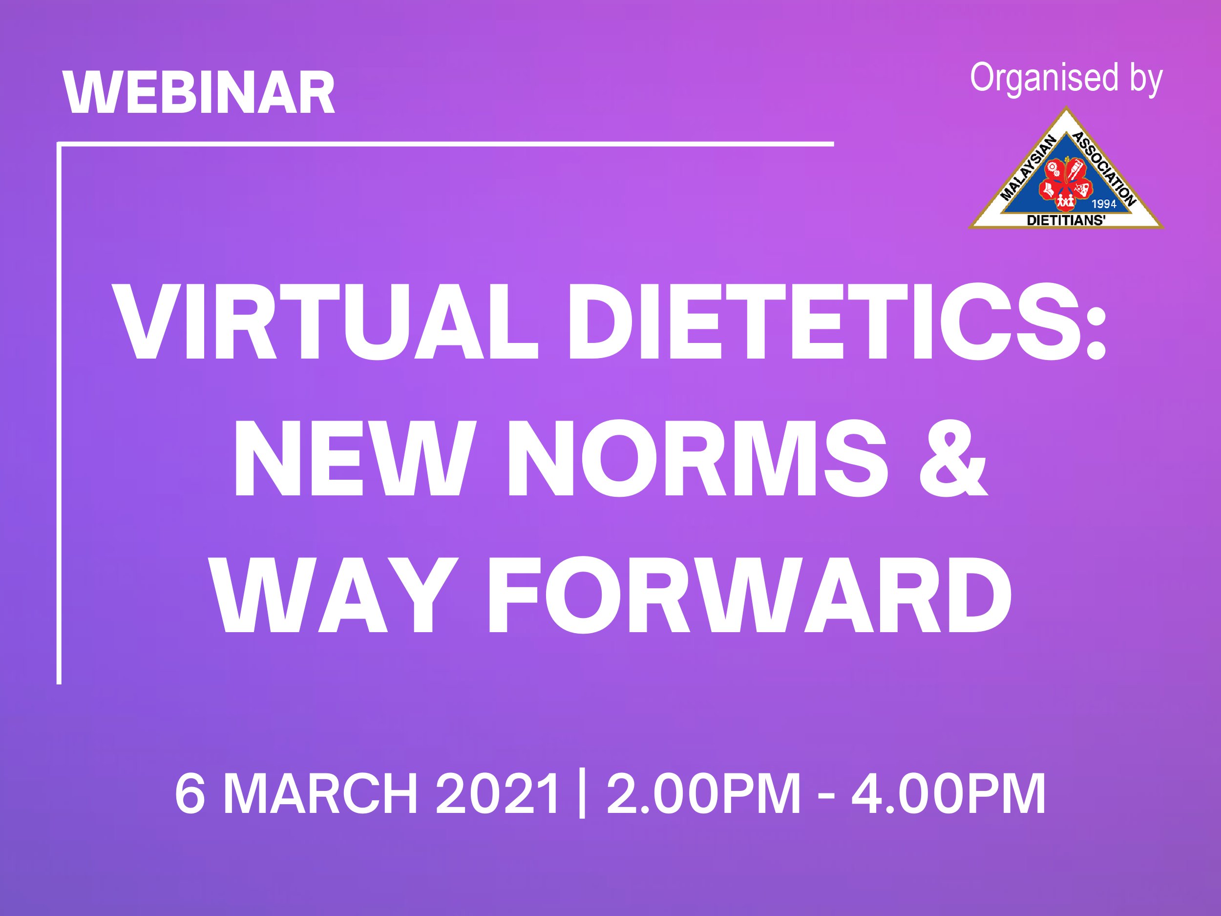 Virtual Dietetics: New Norms & Way Forward