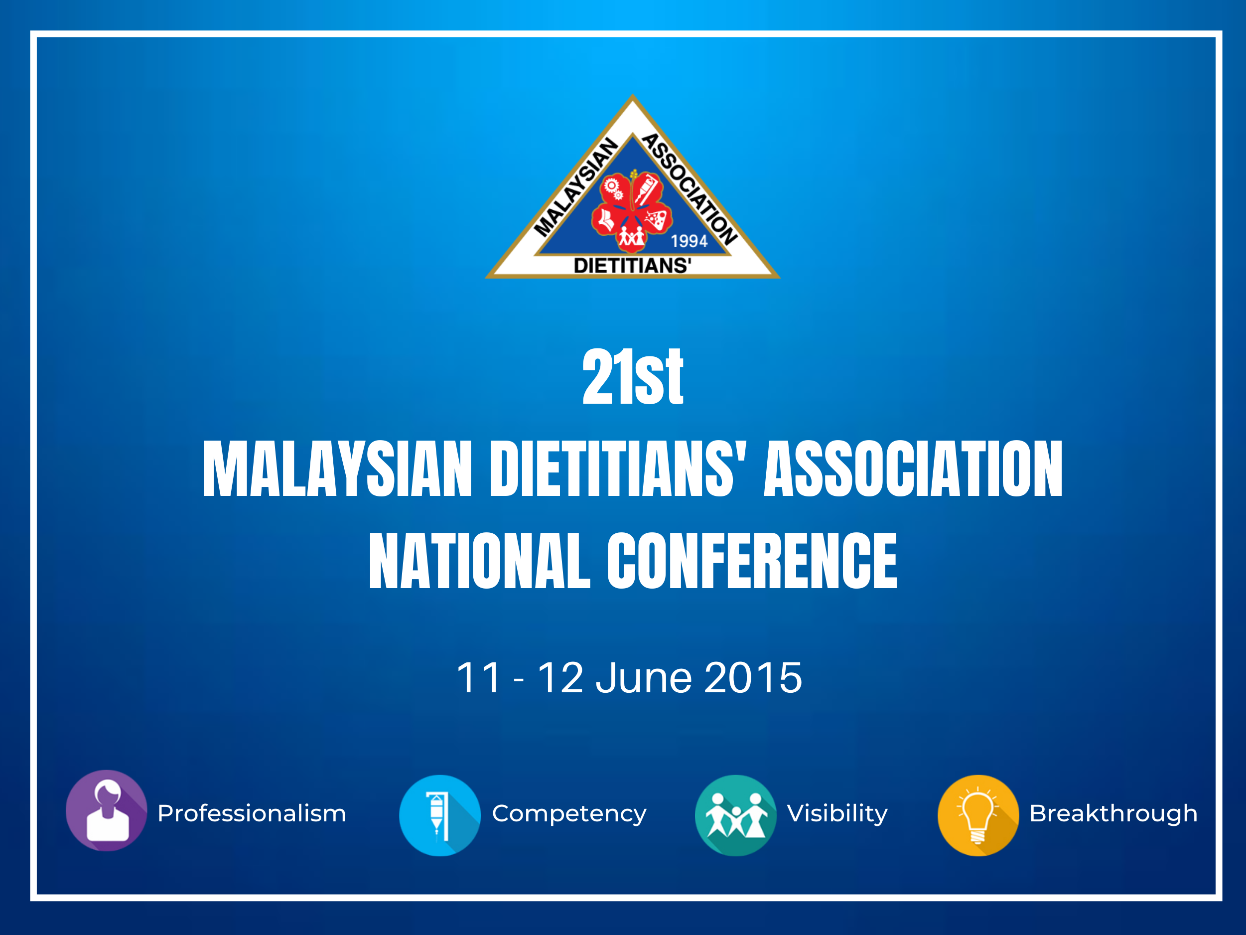 21st MDA National Conference 2015